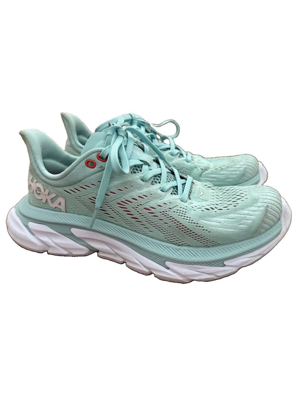 HOKA One One Clifton Edge Running Shoes Sneakers In Eggshell Blue Women’s Size 8